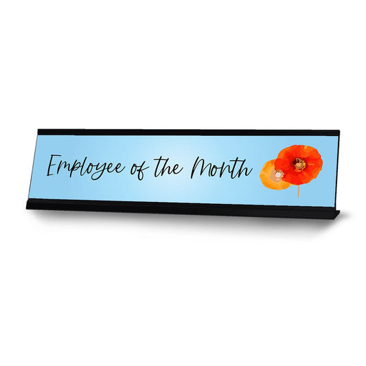 Employee of the Month, Floral Designer Desk Sign - Office Desk Sign