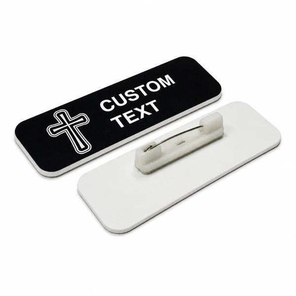 Custom 1x3 Cross Badge