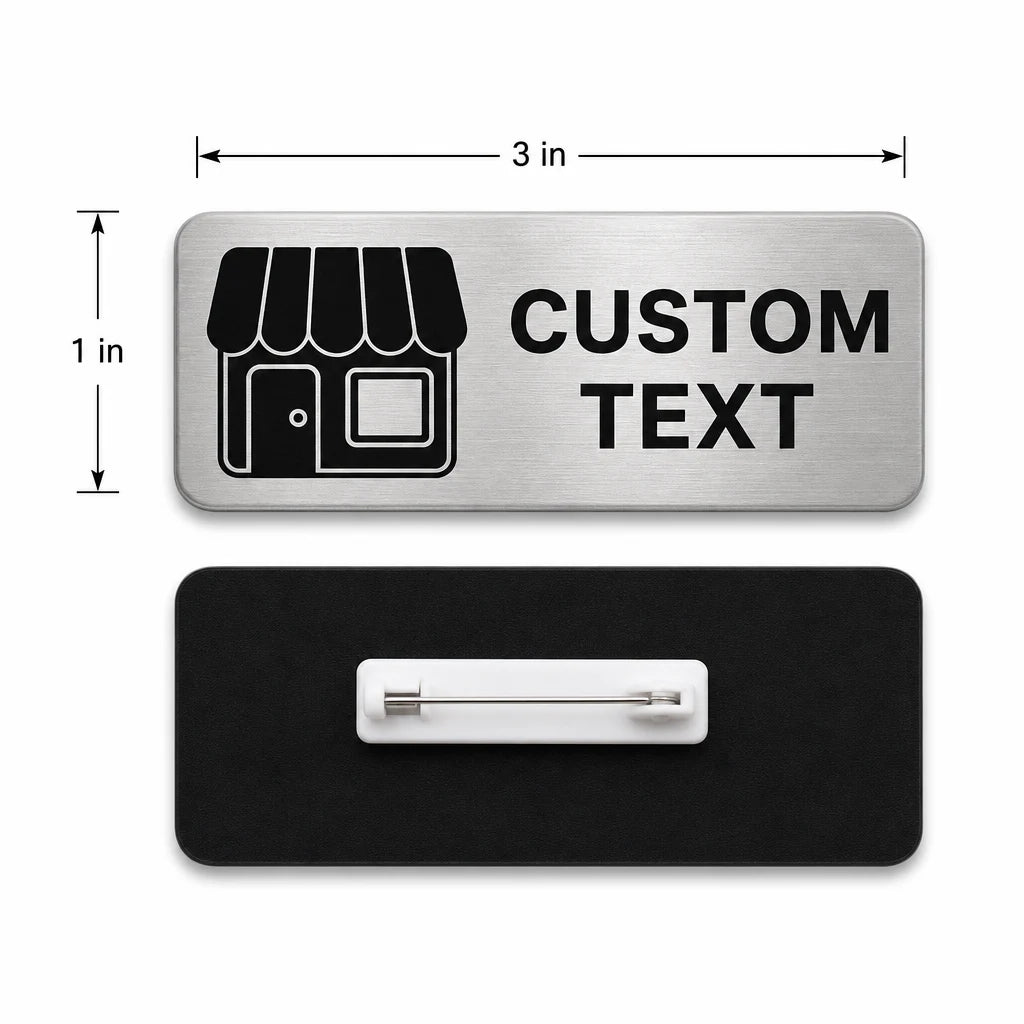 Custom 1x3 Storefront Badge