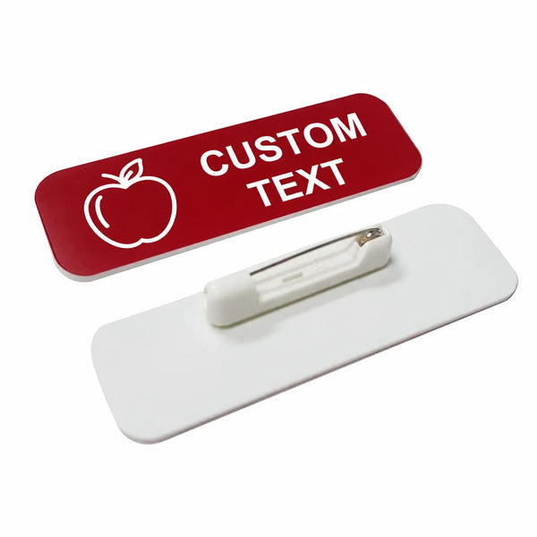 Custom 1x3 Apple Badge