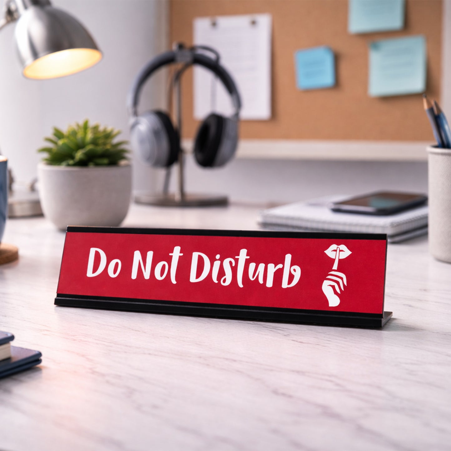 Do Not Disturb, Designer Series Desk Sign Nameplate (2 x 8")