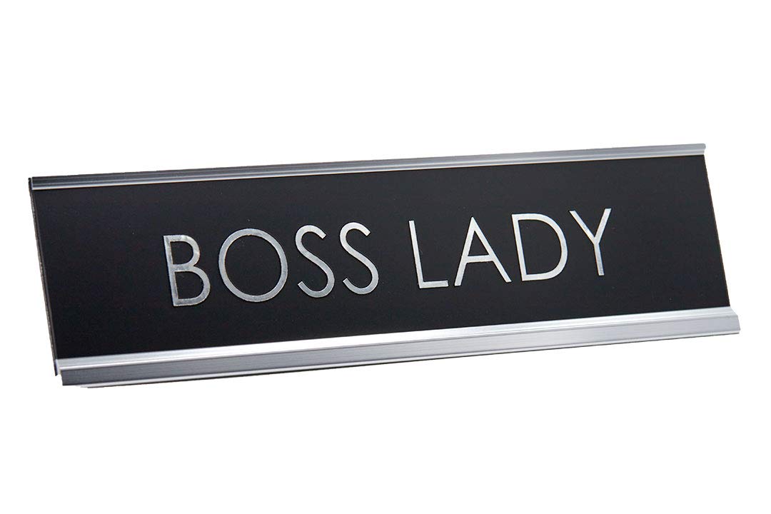 Signs ByLITA Boss Lady Novelty Desk Sign