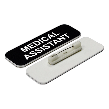 Medical Assistant 1 x 3" Name Tag/Badge, (3 Pack)