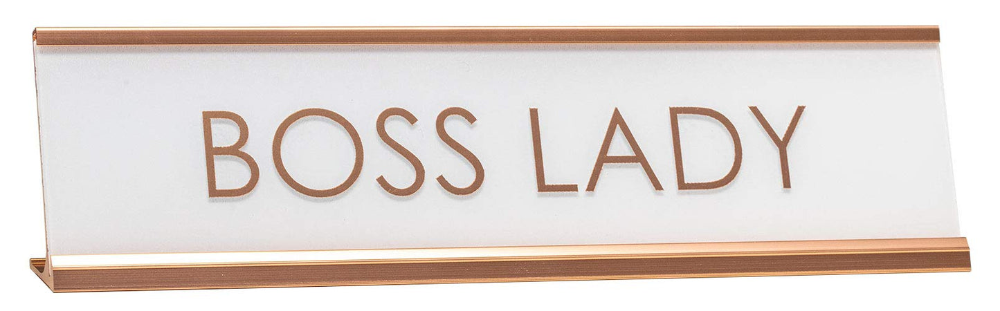 Signs ByLITA Boss Lady Novelty Desk Sign