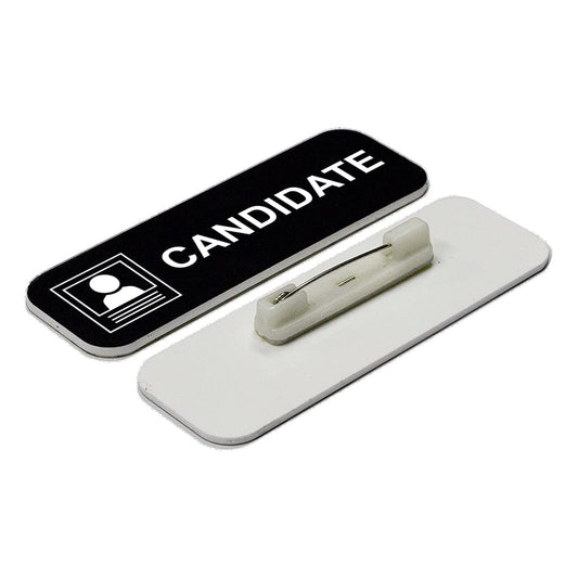 Candidate 1 x 3" Name Tag/Badge - Name Tag Badge