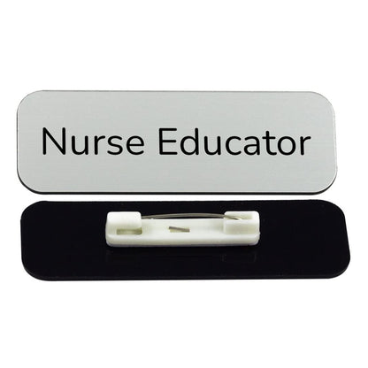 Nurse Educator 1 x 3" Rounded Corner Name Badge | Medical Specialism Badges