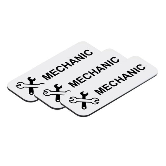 Mechanic 1 x 3" Name Tag/Badge - Name Tag Badge