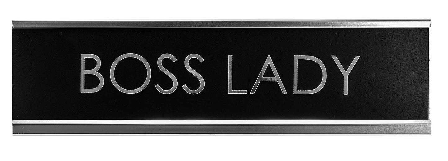 Signs ByLITA Boss Lady Novelty Desk Sign