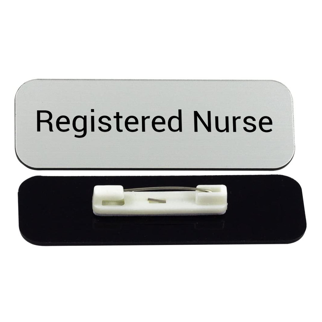 Registered Nurse 1 x 3" Rounded Corner Name Badge | Medical Specialism Badges