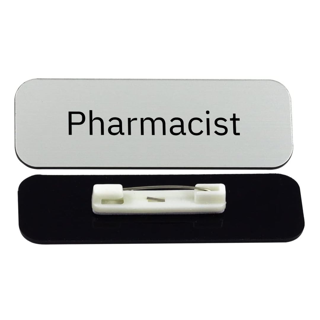 Pharmacist 1 x 3" Rounded Corner Name Badge | Medical Specialism Badges