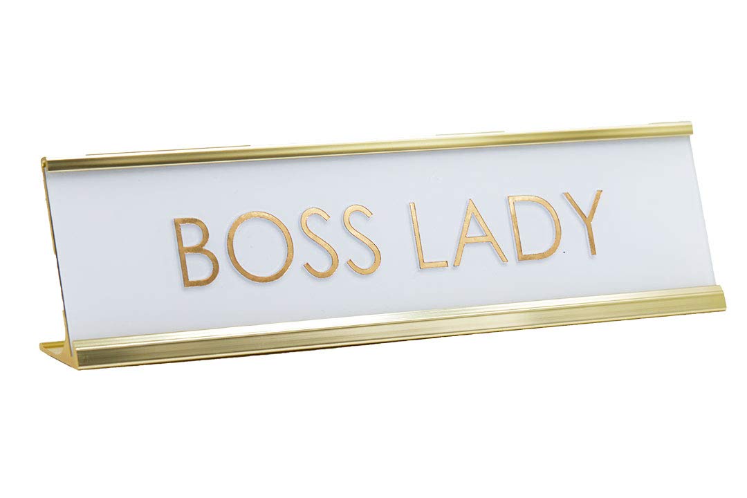 Signs ByLITA Boss Lady Novelty Desk Sign