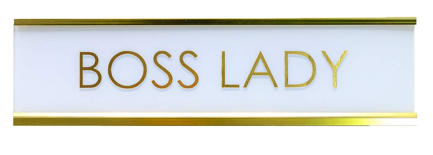 Signs ByLITA Boss Lady Novelty Desk Sign