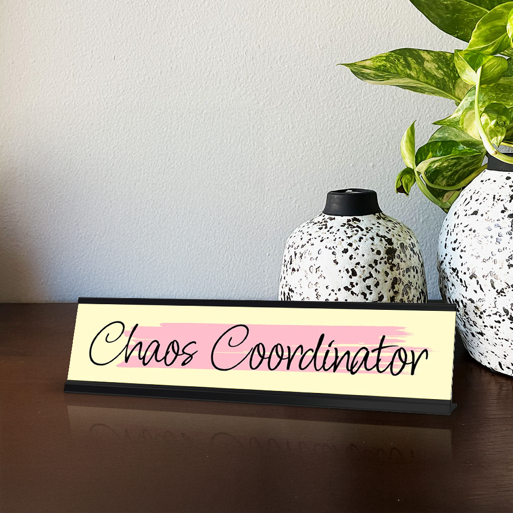 Employee of the Month, Floral Designer Desk Sign (2 x 8")