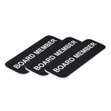 Board Member 1 x 3" Name Tag/Badge, (3 Pack)