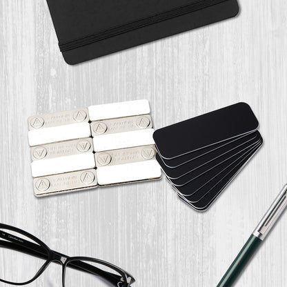 1" x 3" Name Tag Badge Blanks with Magnetic Backing - 50 Pack