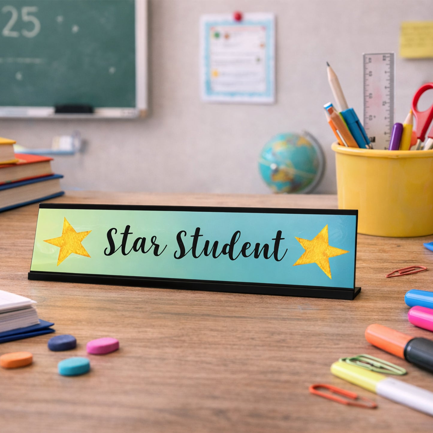 Star Student, Achievement Award Desk Sign (2 x 8")