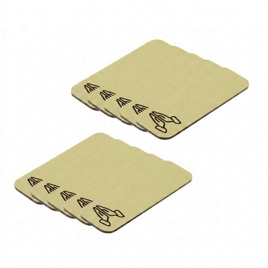 Blank Church Name Badges 1 x 3" Rounded Corners Pin Backing, 'Praying Hands' Design – Reusable Religious Staff Tags for Us...