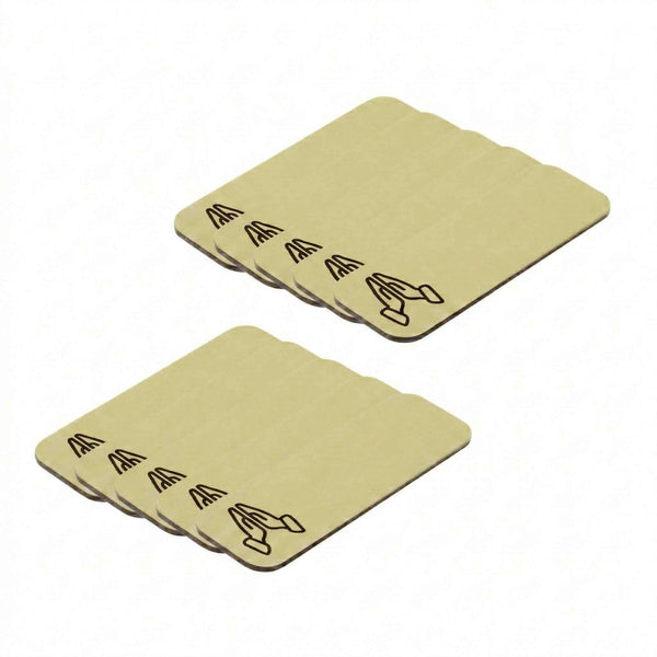 Blank Church Name Badges 1 x 3" Rounded Corners Pin Backing, 'Praying Hands' Design – Reusable Religious Staff Tags for Ushers, Greeters, Volunteers & Events (10 Pack)