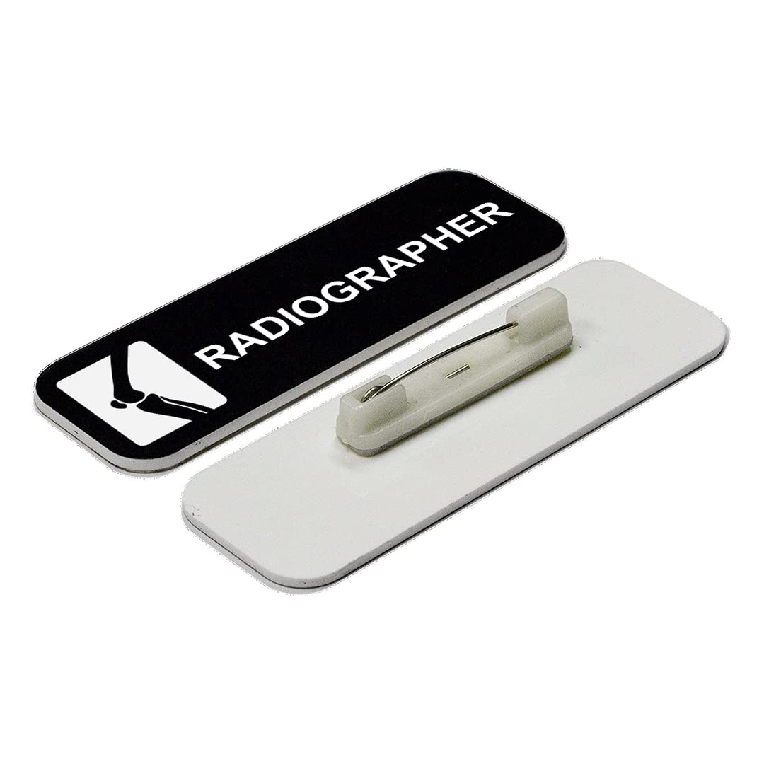 Radiographer 1" x 3" Name Tag/Badge, (3 Pack)