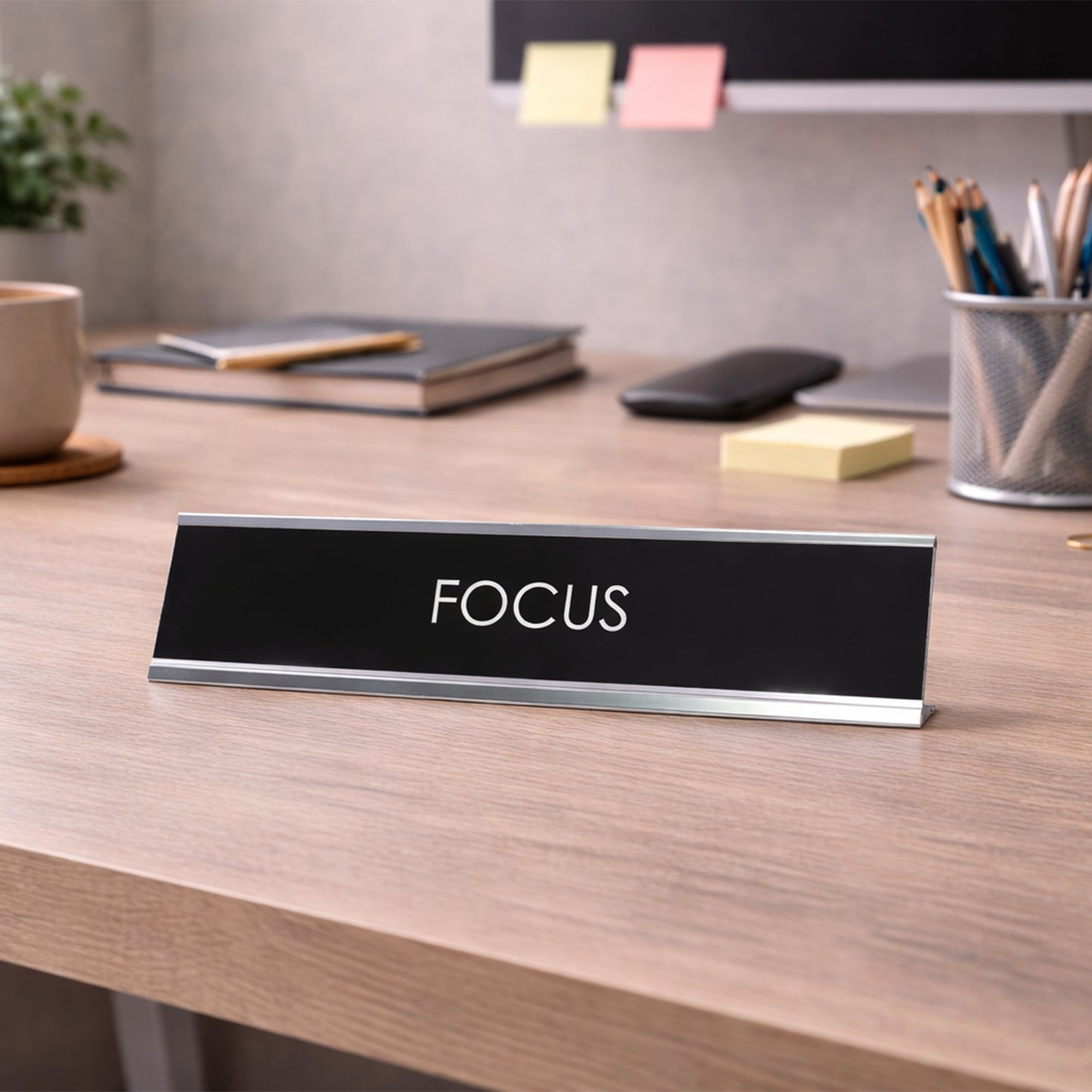 Focus Novelty Desk Sign