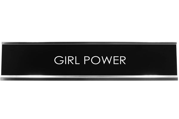 Girl Power Novelty Desk Sign