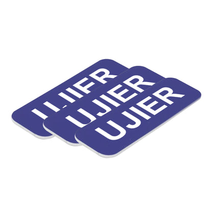 Ujier 1 x 3" Name Tag, (3 Pack)