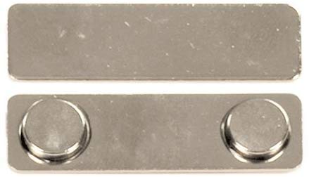 Magnetic Name Badge Tag Fastener Backing with Adhesive