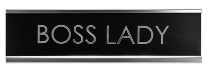 Boss Lady Novelty Desk Sign