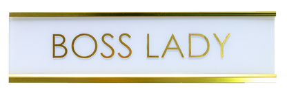 Boss Lady Novelty Desk Sign