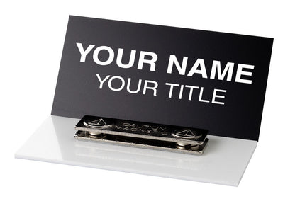3" x 1-1/2" Engraved Plastic Name Tag (Square Corners)