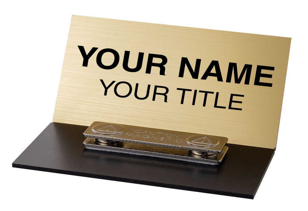 3" x 1-1/2" Engraved Plastic Name Tag (Square Corners)