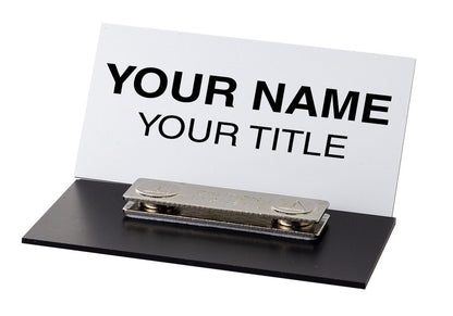 3" x 1-1/2" Engraved Plastic Name Tag (Square Corners)